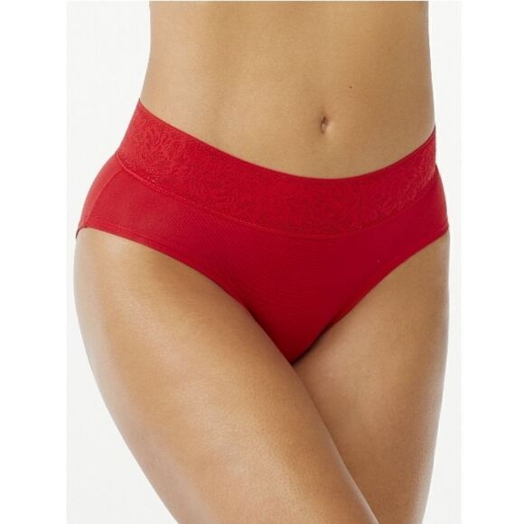 WOMEN'S LACE & Modal Hipster & Boyshort Underwear Panties 2, 3-Packs L - Picture 6 of 9